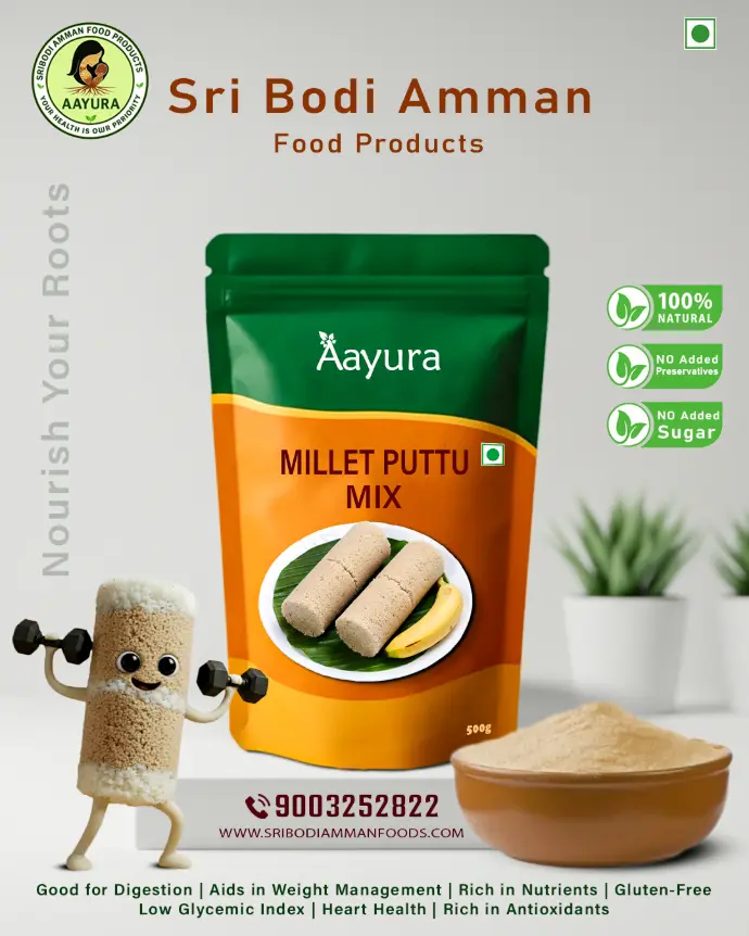 AAYURA Millet Puttu Mix 500g